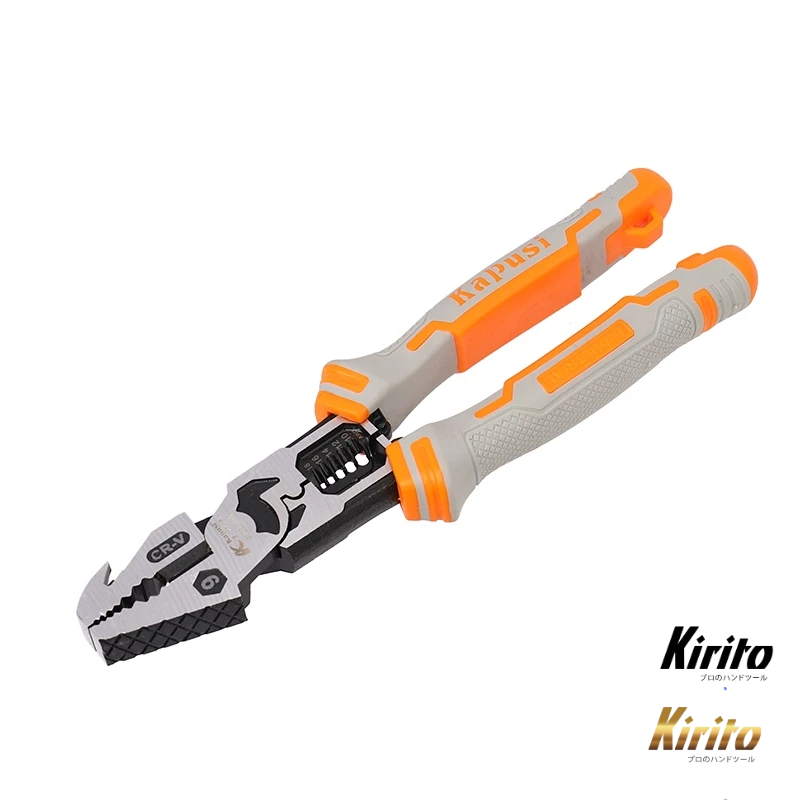 Kìm Đa Năng 9" CR-V - Kẹp, Cắt, Uốn, Tuốt Dây, Đóng Nhổ Đinh - k9021