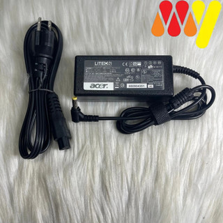 Sạc Laptop 19V - 3.42A Zin Chân vàng tương thích các mã Acer - Adapter kèm dây nguồn - NEW