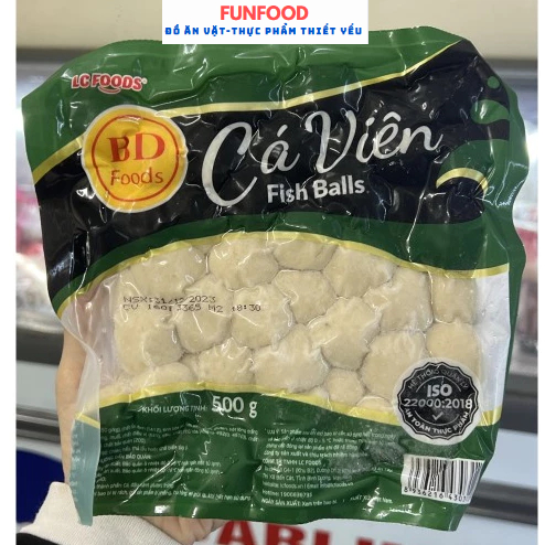 Tôm viên/cá viên/bò viên/ rau củ viên 500g/ viên chiên mix 4 loại, xiên ...