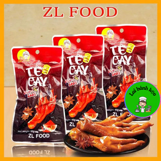[COMBO 5-10-20] Chân Gà ZL Food Vị Tê Cay 65g - Vị Cay Nồng Hấp dẫn.