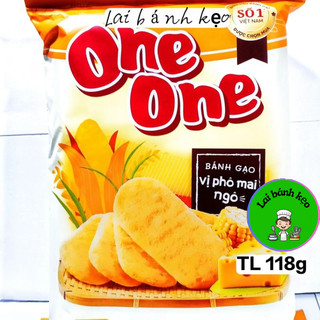 Combo 2-4-6-10 Bịt Bánh Gạo Bắp One One, Trọng lượng 118g
