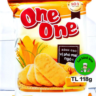 Combo 2-4-6-10 Bịt Bánh Gạo Bắp One One, Trọng lượng 118g