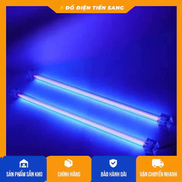 Bóng Máng Đèn UV Đèn Cực Tím Đèn Diệt Khuẩn (Máng Nhựa) 20-30-40-50-60-70-80cm