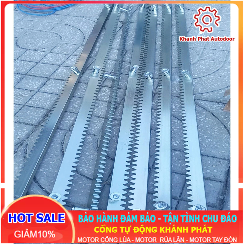 Thanh răng ray cổng lùa 10mm có ốc sẵn siêu cường | Shopee Việt Nam
