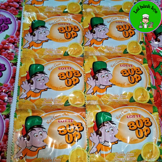 [Combo 2-4-6-10] Bịch Kẹo Gum Thổi Lotte BUP UP - Đủ Vị Cam,Dâu, Nho - Bịch 24 gói×3g