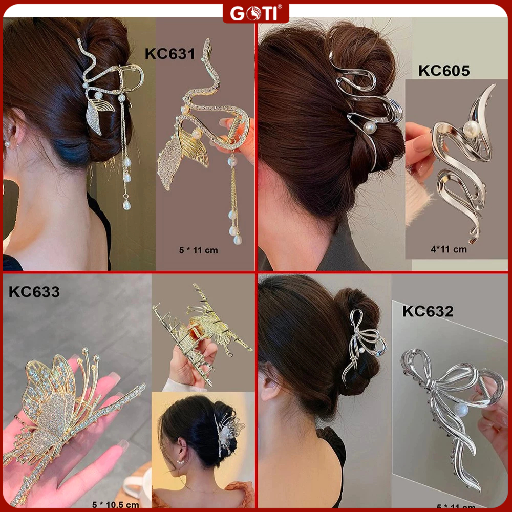 Review Kẹp Càng Cua GOTI Hot Trend KC631 - Phụ Kiện Tóc Xinh Chỉ 17K!
