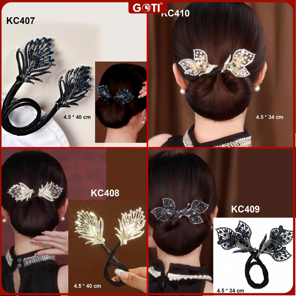 Ảnh GOTI Kẹp Cuốn Tóc Tạo Kiểu, Thanh Kẹp Tóc Búi Tóc Dự Tiệc Quà Tặng Cho Nữ 8/3 20/10 KC403 1