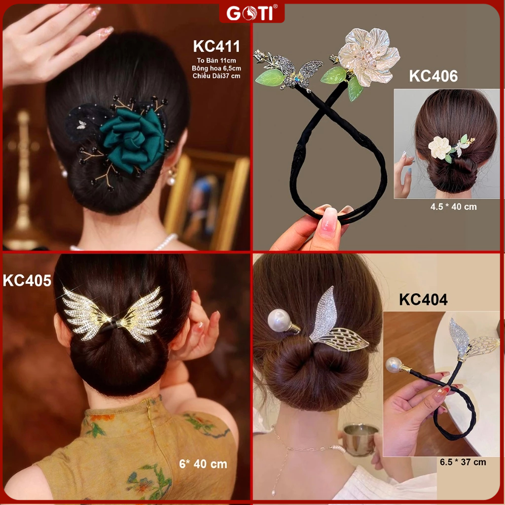 Kẹp Búi Tóc GOTI KC402 Sang Trọng Dự Tiệc - Quà 20/10, 8/3 Ý Nghĩa