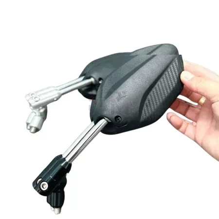 Gương Chiếu Hậu chân xoay 360 Full Nhôm Tặng Kèm nối 2cm - Hàng đẹp, chắc chắn