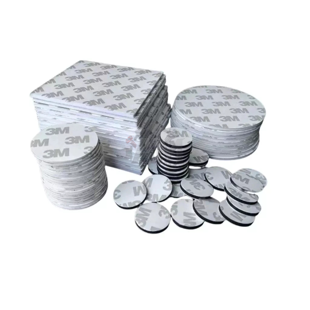 Combo 10 Miếng dán 3M với 2 mặt siêu dính, dày 2mm- Gắn giá đỡ điện thoại, camera hành trình, đồ gia dụng
