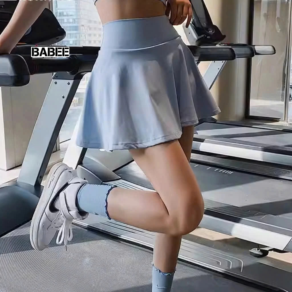 Chân Váy Nữ BABEE Dáng Ngắn Xòe Búp Bê LALISA Lưng Cao Có Lót Trong Chất Thun Thoải Mái