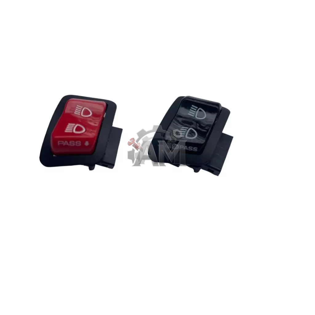 Công tắc Đỏ,Đen passing sh kèm rắc nháy đèn pha lắp cho các dòng xe như wave a 110, rsx 110, ab, vision, blade, lead