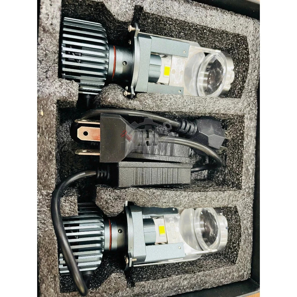 Pha Led Bi Cầu Mini T40 Công Suất 85W Bản Nâng Cấp 2026, Chân H4