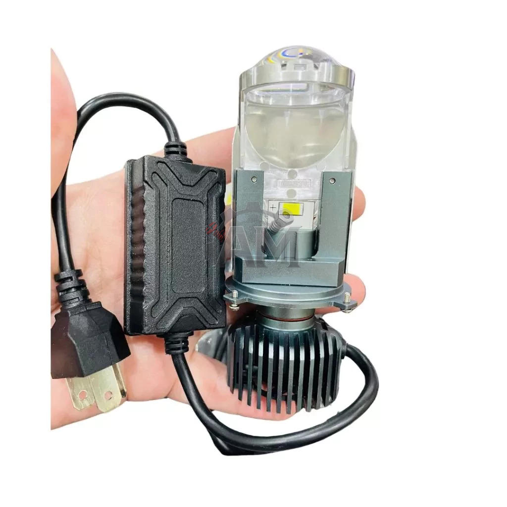 Pha Led Bi Cầu Mini T40 Công Suất 85W Bản Nâng Cấp 2026, Chân H4