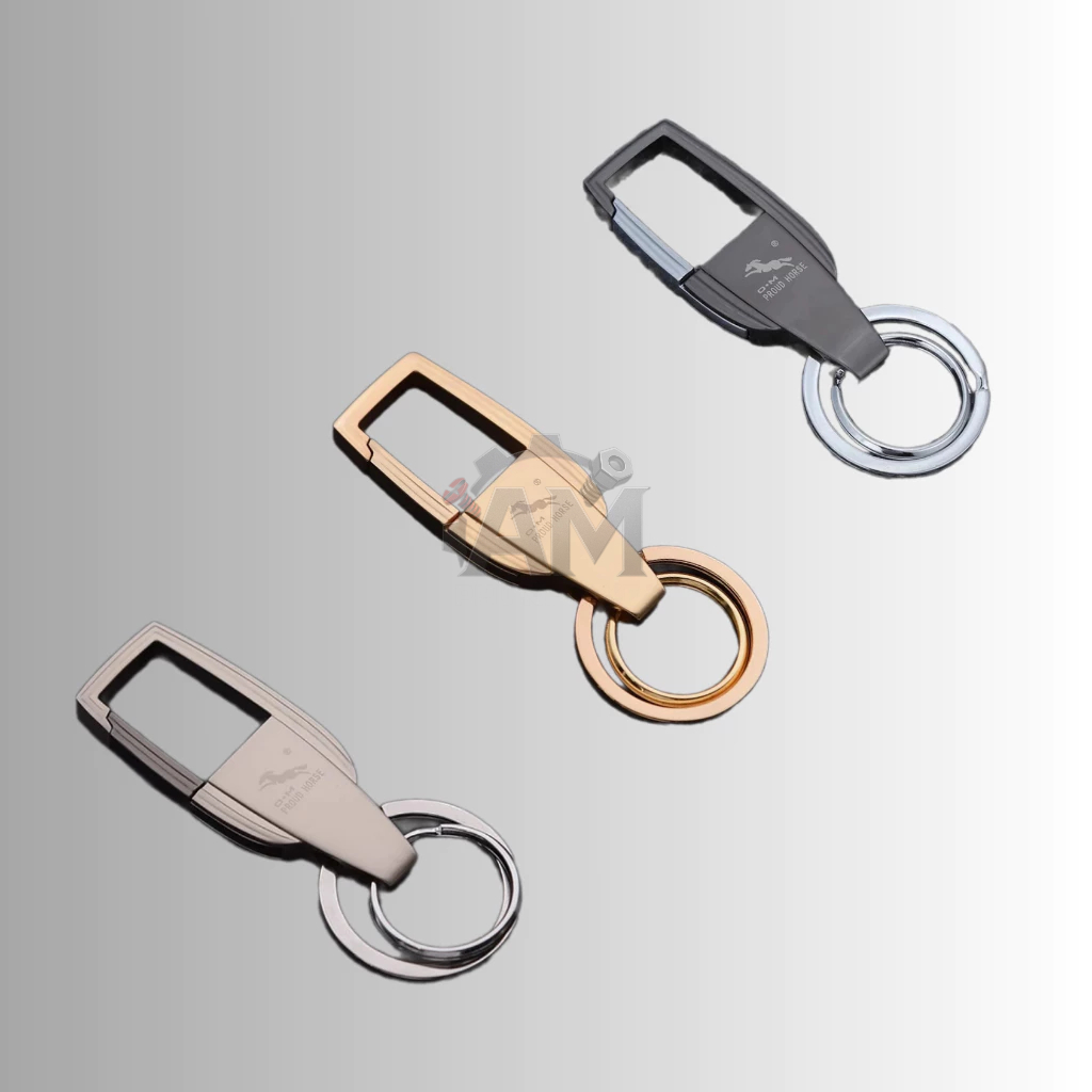 Móc Treo Chìa Khóa Proud Horse Cao cấp không rỉ +  Combo Bọc Chìa Khóa Xe Máy HonDa