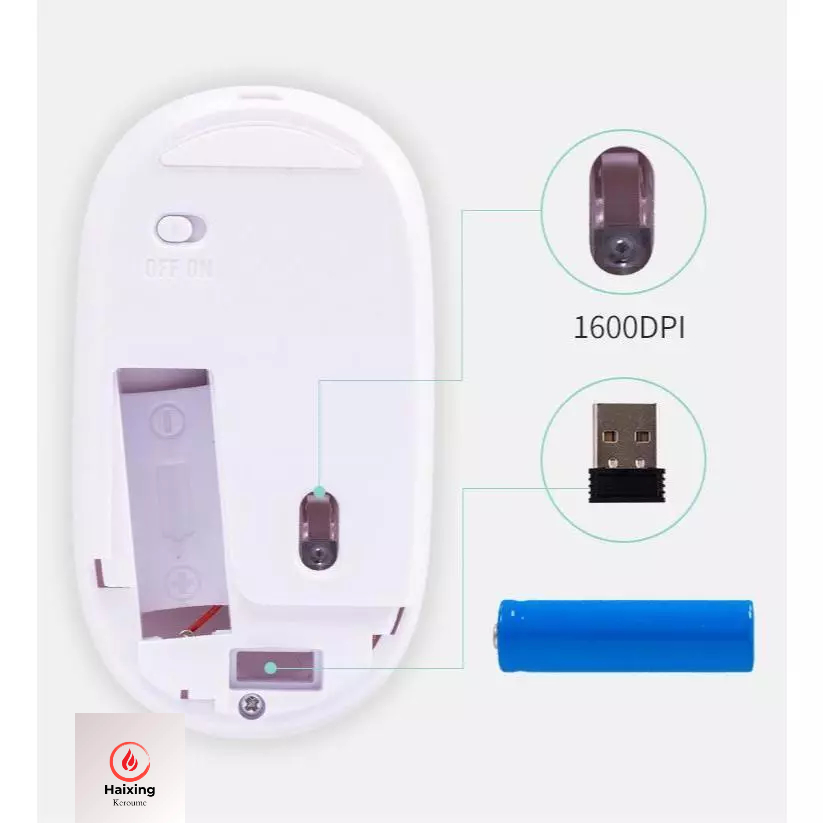 Chuột Máy Tính Không Dây Sạc Điện - Chuột Bluetooth Dual Mode Kết Nối Điện Thoại Máy Tính Bảng Laptop