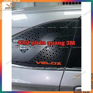 Tem kính tổ ông Toyota Veloz, Avanza (bộ 2 bên tặng gạt dán)