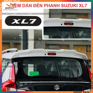 Tem dán đèn phanh Suzuki XL7 - Tem Carbon 6D cao cấp không để lại bong bóng