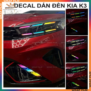 Tem dán đèn đổi màu Kia K3 Premium, Turbo, Delux, Luxury(Bộ 2 bên)