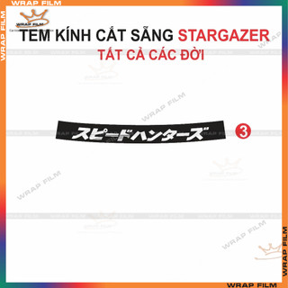 Tem kính cắt sẵn Stargazer ( tất cả đời đều dùng được) - Tem trang trí kính ô tô cao cấp không phai màu