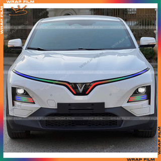 Decal dán đổi màu đèn Vinfast VF6 Decal PVC in 3 lớp cao cấp không thấm nước, không phai màu không để lại keo khi bóc