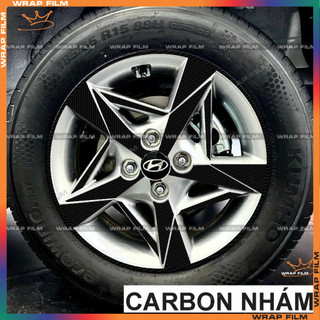 Decal dán mâm Accent 2025 ( bộ 5 bánh) - Decal chất liệu cao cấp không phai màu không thấm nước