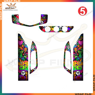 Decal trang trí nội thất Vinfast VF3 (không phai màu, không để lại keo)