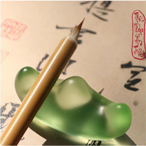 Gác Bút Thư Pháp Thủy Tinh Lưu Ly Mini Văn Phòng Tứ Bảo Dụng Phẩm Thư Pháp