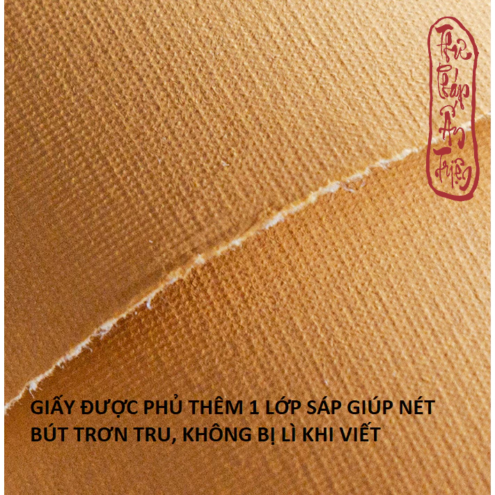 Cuộn Giấy Xuyến Chỉ Nhuộm Sáp Nền Vải Viết Thư Pháp Hán Việt Bán Sinh Bán Thục Xuyến