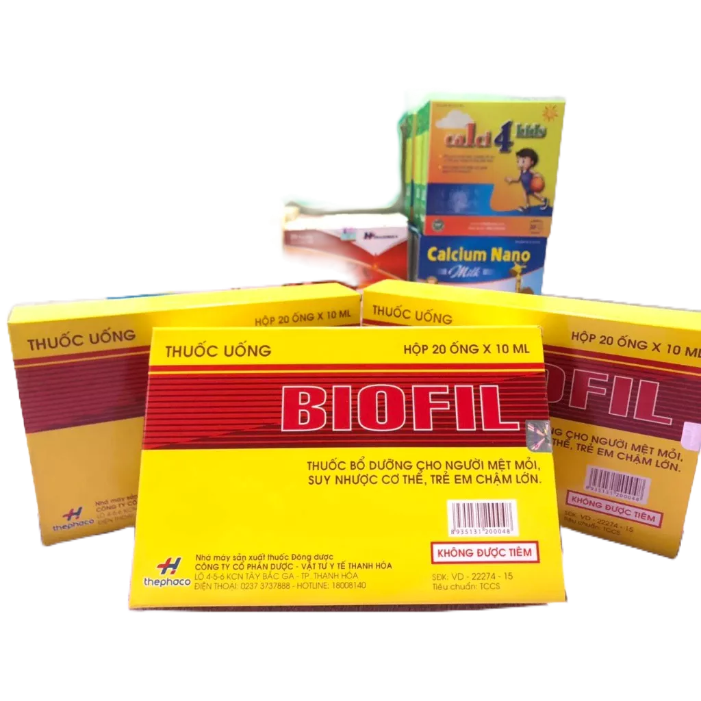 Biofil dạng nước dễ hấp thu hộp 20 ống x 10ml | Shopee Việt Nam