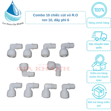 10 cút nối nhanh vỏ ro, cút lõi số 4 của máy lọc nước
