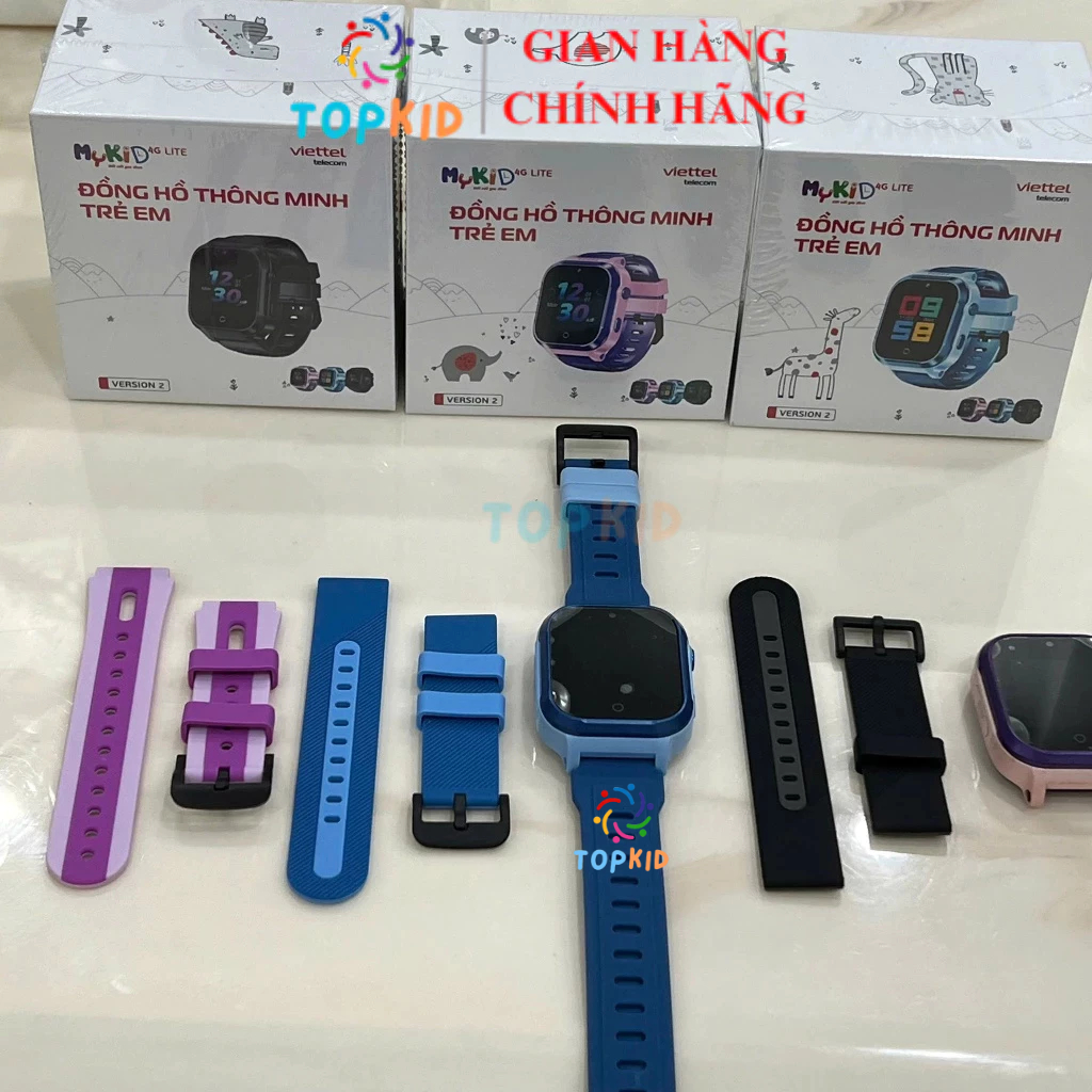 [MyKid V2] Dây đeo đồng hồ MyKid 4G Lite V2 Viettel chất liệu Silicon ...