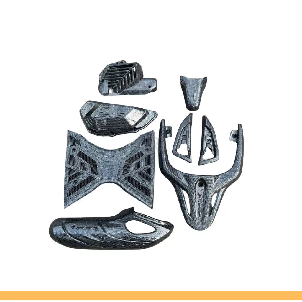 Phụ kiện xe máy SH 2026-2020- Loại màu Carbon- SHI 125 và SHI 160-Làm bằng nhựa ABS cao cấp