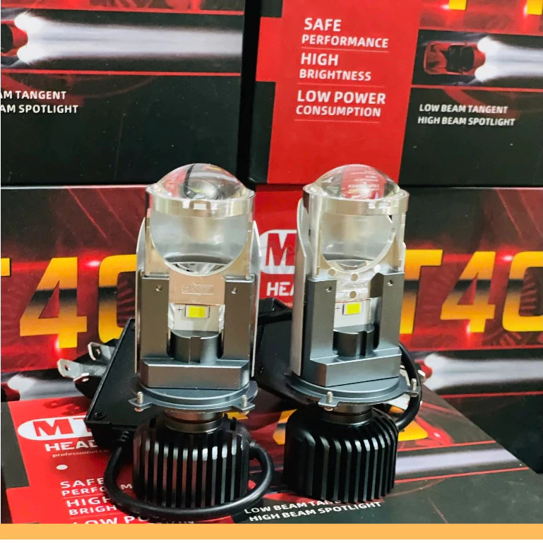 Đèn led T9 Pro V2 75W, bi cầu T9 Pro gắn chóa zin siêu sáng, không chói mắt