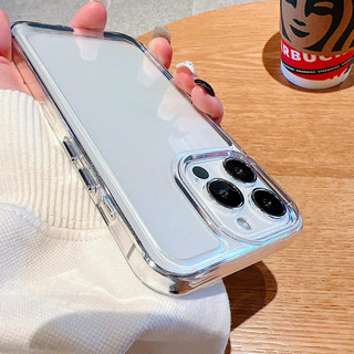 Ốp lưng iPhone trong suốt viền mềm chống rơi cho iPhone 17 Air 16 15 14 13 12 11 Pro Max Plus