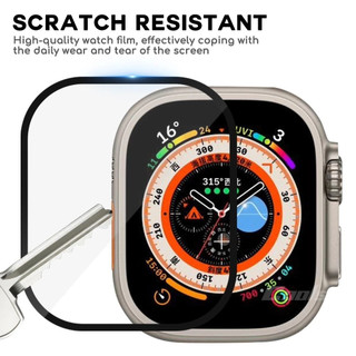 Ốp lưng và kính cường lực Apple Watch chống trầy chống va chạm cho Ultra Series 10 9 8 7 SE 6 5 4 size 49 46 45 44 42 mm