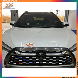 Decal phản quang 3M dán mặt calang Toyota Cross giúp xe nổi bật, không để lại keo khi bóc