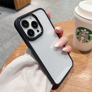 ốp lưng iPhone chống sốc ốp điện thoại mặt lưng trong suốt phù hợp cho iPhone 16 15 14 13 12 11 Pro Plus Max