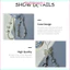 Dây chuyền điện thoại di động đính cườm ngọc trai đôi cánh bạc nhỏ hình trái tim phong cách Ins-SN