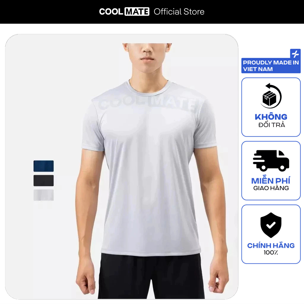 [MUA 2 GIẢM 5%][OUTLET - KHÔNG ĐỔI TRẢ]Áo Thun nam TShirt thể thao Active logo Coolmate