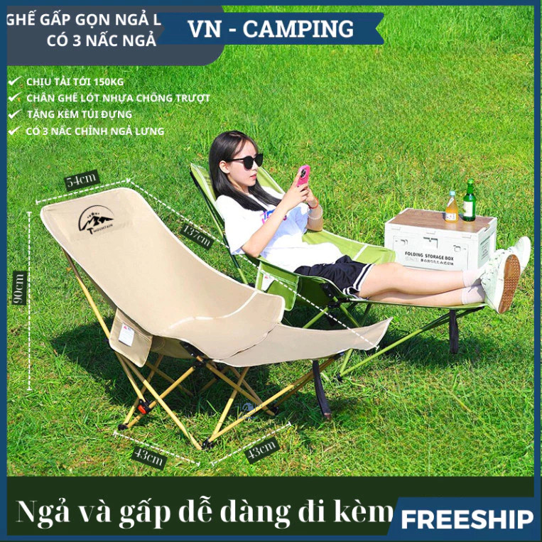 Ghế Camping Ngả Lưng Tmountain Gấp Gọn Review - Có Đáng Mua Không?