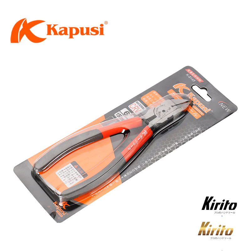 Kìm Cắt Góc Nghiêng Kapusi Nhật Bản 5 Inch / 6 Inch, Lưỡi Cắt Sắc Bén Cắt Sát Chân Linh Kiện