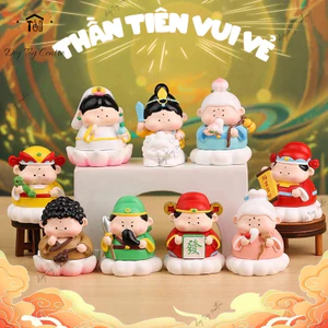 Đồ Chơi Blind Box Hộp Mù Mô Hình Thần Tài Thần Tiên Dễ Thương–Tượng Mô Hình May Mắn THẦN TIÊN VUI VẺ