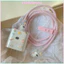 【sherman.i】Vỏ bảo vệ bộ sạc 5 trong 1 Silicone mềm Hoạt hình Chống gập trong suốt phù hợp với IP 20W-SN