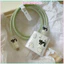 【sherman.i】Vỏ bảo vệ bộ sạc 5 trong 1 Silicone mềm Hoạt hình Chống gập trong suốt phù hợp với IP 20W-SN