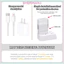 【sherman.i】Vỏ bảo vệ bộ sạc 5 trong 1 Silicone mềm Hoạt hình Chống gập trong suốt phù hợp với IP 20W-SN