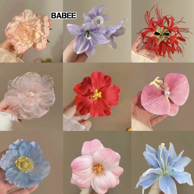 Kẹp Hoa BABEE Nhiều Mẫu Xinh Xắn Phù Hợp Đi Chơi Đi Biển