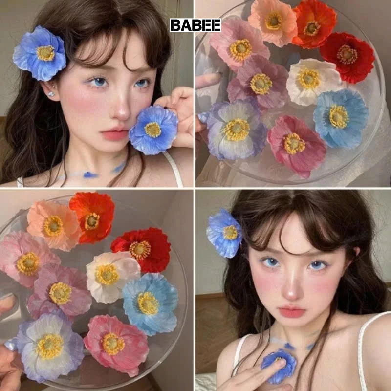 Kẹp Hoa BABEE Nhiều Mẫu Xinh Xắn Phù Hợp Đi Chơi Đi Biển
