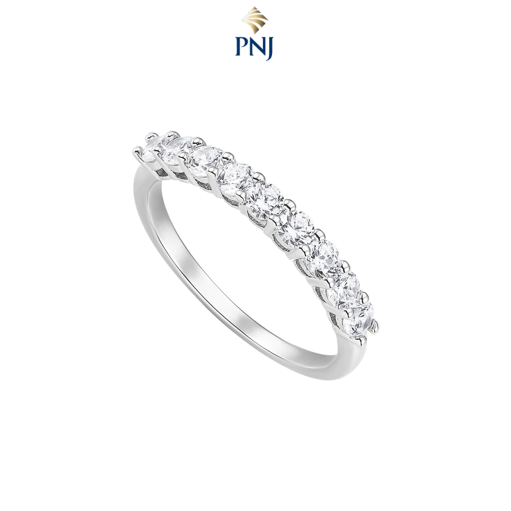 Nhẫn Bạc đính đá PNJSilver XMXMW060240 | Shopee Việt Nam