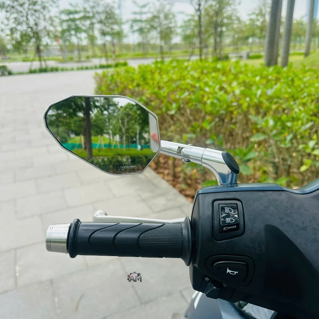 Gương chiếu hậu/Kiếng chiếu hậu H2C v1 v2 v3, Kính gấp gắn được cho tất cả dòng xe máy và xe điện-CNC